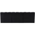 thumbnail image 3 of Meridian Furniture Arc Black Velvet Modular Sectional, 3 of 8