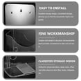 thumbnail image 2 of Shisuyan Desktop File Storage Rack Wall Mount Brochure Rack Multi-use A4 Pamphlet Holder Office Supply, 2 of 8