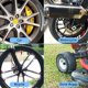 thumbnail image 4 of Tapas antipolvo para neumáticos de automóviles, 12 piezas Tapas de válvulas de neumáticos Tapas antipolvo con púas Tapas de aluminio para neumáticos de automóviles para bicicletas, camiones,, 4 of 5
