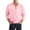 Pink, variant on Wavsuf Mens Sweatshirts Solid Turndown Zipper Beige Blouse Tops Size M