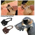 thumbnail image 3 of Leather Muzzle for Large/Medium Dogs - Control Barking Biting and Chewing ξц {υ L1V5, 3 of 9