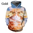 thumbnail image 3 of Sudadera con capucha con estampado de gato bonito para hombres y mujeres, sudaderas casuales divertidas con gatos, sudaderas, tops de ropa de calle, sudaderas de mujer, 3 of 4