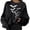 Black, variant on CQXIDFH Under $10 Women Bat Print Halloween Loose Sweater Long Sleeve Soft Pullover Casual Fashion Top for Spooky Style, XL Beige Sweatshirt
