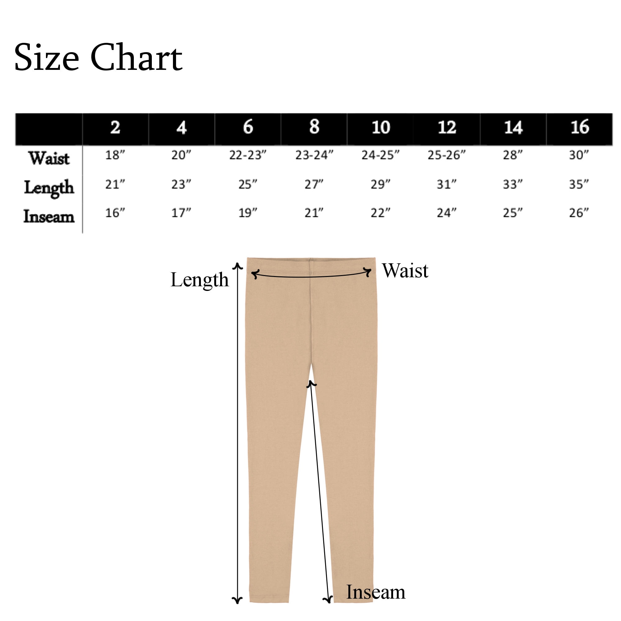 size 30 pants length
