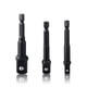 thumbnail image 1 of Taladro Socket Adaptador Hex Shank To Square Impact Driver Extension Bits Kit Craftsman Spring Locking Reemplazo Reducer Herramienta Mano 3pcs Extension Bits Inevent TO001481-01, 1 of 7