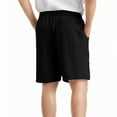 thumbnail image 4 of Mgmyaa Boys Casual Shorts Kids Elastic Waist Drawstring Summer Beach Shorts with Pockets 5-16 Years, 4 of 7