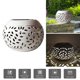thumbnail image 3 of Kuymtek Farol solar de jardín para exterior, lámpara LED de ambiente de metal, decoración de luz de jardín, 3 of 8