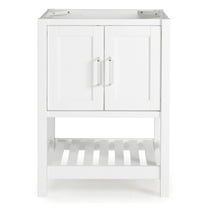 Alaterre Furniture Bennet 24 Inch Bathroom Vanity - Freestanding Cabinet Without Sink