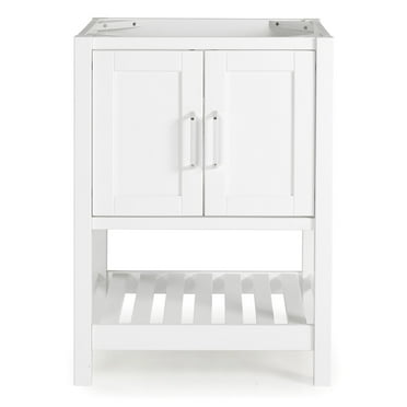 Alaterre Furniture Bennet 24 Inch Bathroom Vanity - Freestanding Cabinet Without Sink