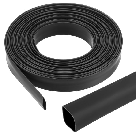 5/8 Inch 33ft Wire Heat Shrink Tubing 3:1 Double-sided Wrap Black