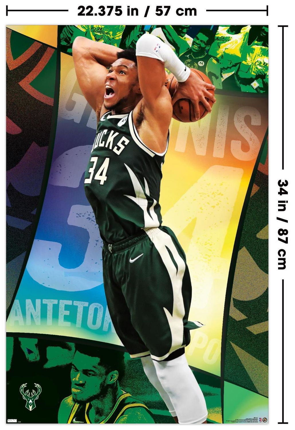 NBA Milwaukee Bucks - Giannis Antetokounmpo 21