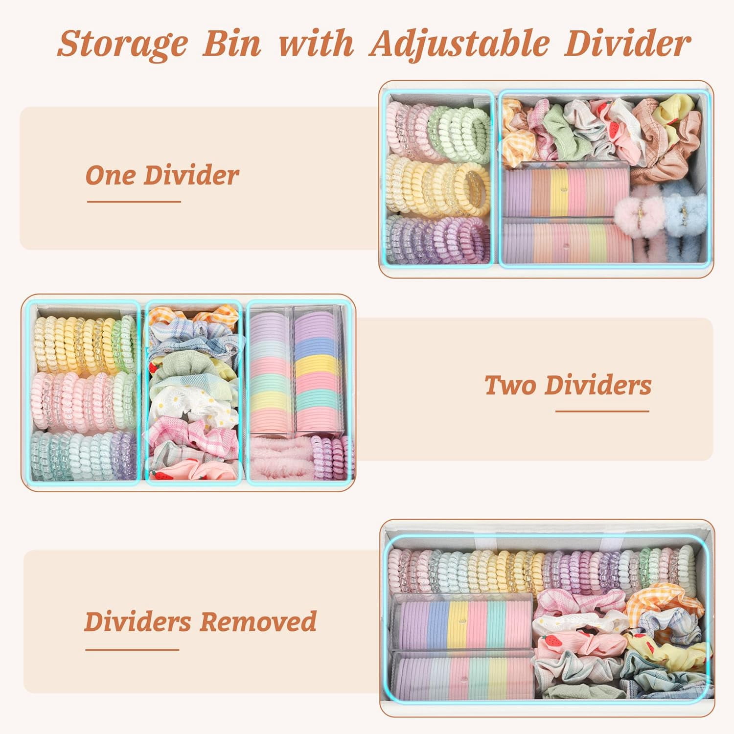 Headband Holder Stand - Versatile Organizer for Scrunchies, Bows & Claw Clips - Compact Hair Accessories Storage for Girls, Women, Babies,Golden