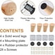 thumbnail image 3 of Patas de muebles atemporales, patas de madera maciza con un toque de mediados de siglo, compatibilidad versátil para las necesidades de su hogar, capacidad de carga duradera, fácil instalación, 4, 3 of 5