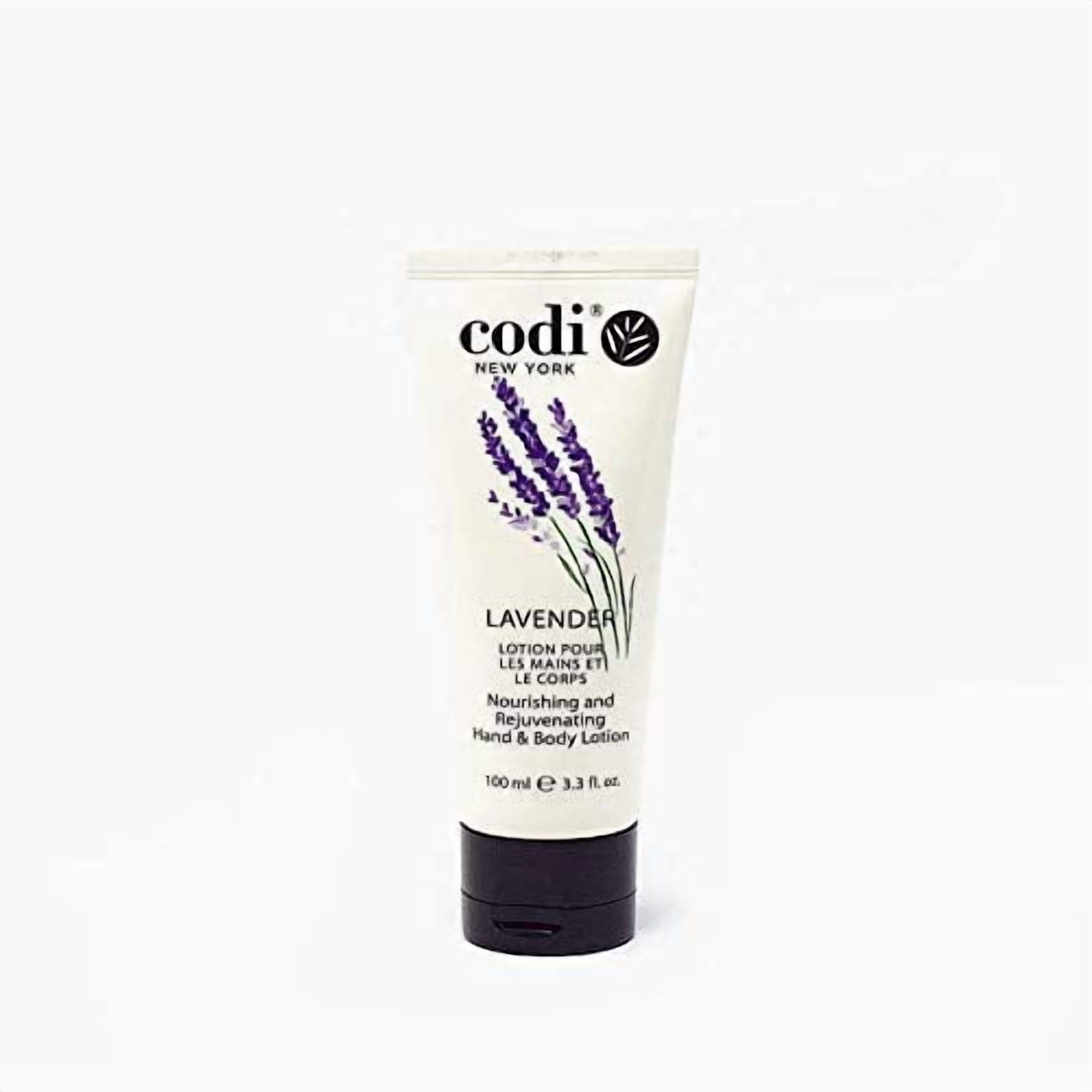 CODi Lavender Lotion - Lavender Body and Hand Lotion for Women and Men - Lavender Body Lotion with True English Lavender Scent - Less Greasy and Quick Absorbent - 1 750ml Bottle and 2 100ml Tubes