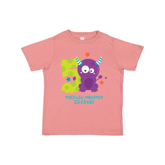Inktastic Monster 5th Birthday Boys or Girls Toddler T-Shirt