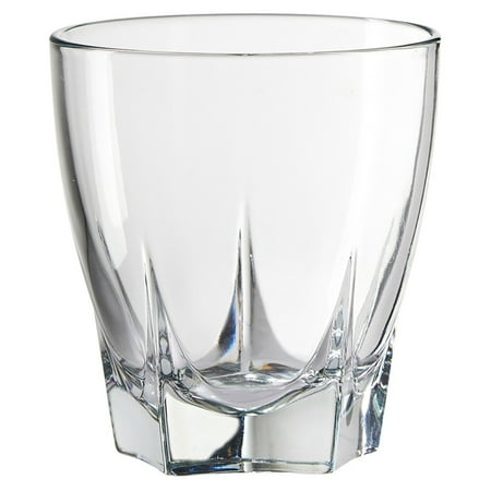 Double Old Fashion Glassware - Bartender's Choice Camelot Double Old Fashioned Drinking Glass, Set of 4, 12 oz