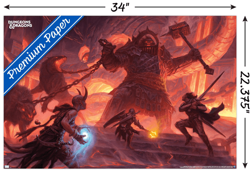 Dungeons and Dragons - Fire Giant Wall Poster, 22.375" x 34"