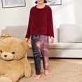 thumbnail image 6 of Susaid Electric Skeleton Surrealism Print Soft Teen Sleep Pants, Long Pajama Bottoms with Two Pockets and Elastic Waist, Designed for Ages 5-16-Large, 6 of 6