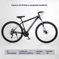 thumbnail image 3 of Bicicleta Montaña Rodada 29 Neon XTRAIL Con Frenos Shimano 21V Aluminio negro, 3 of 9