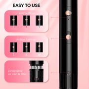 NICEBAY Hair Dryer Brush, Hot Air Brush with 110000RPM Brushless Motor, Blowout Dryer Brush 1300W,Hair Curling Iron