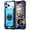 Black + Sky Blue, variant on Kryonix for iPhone 18 Pro Max 6.9'' Case with Ring Holder,Durable Military-Grade Rugged Shock-Absorbing Silicone Rubber Protective Case with 360° Magnetic Rotating Kickstand,Army Green