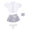 thumbnail image 1 of Accesorios para muñeca perfecl disfraz de 12 pulgadas suéter falda plisada pajarita, 1 of 6
