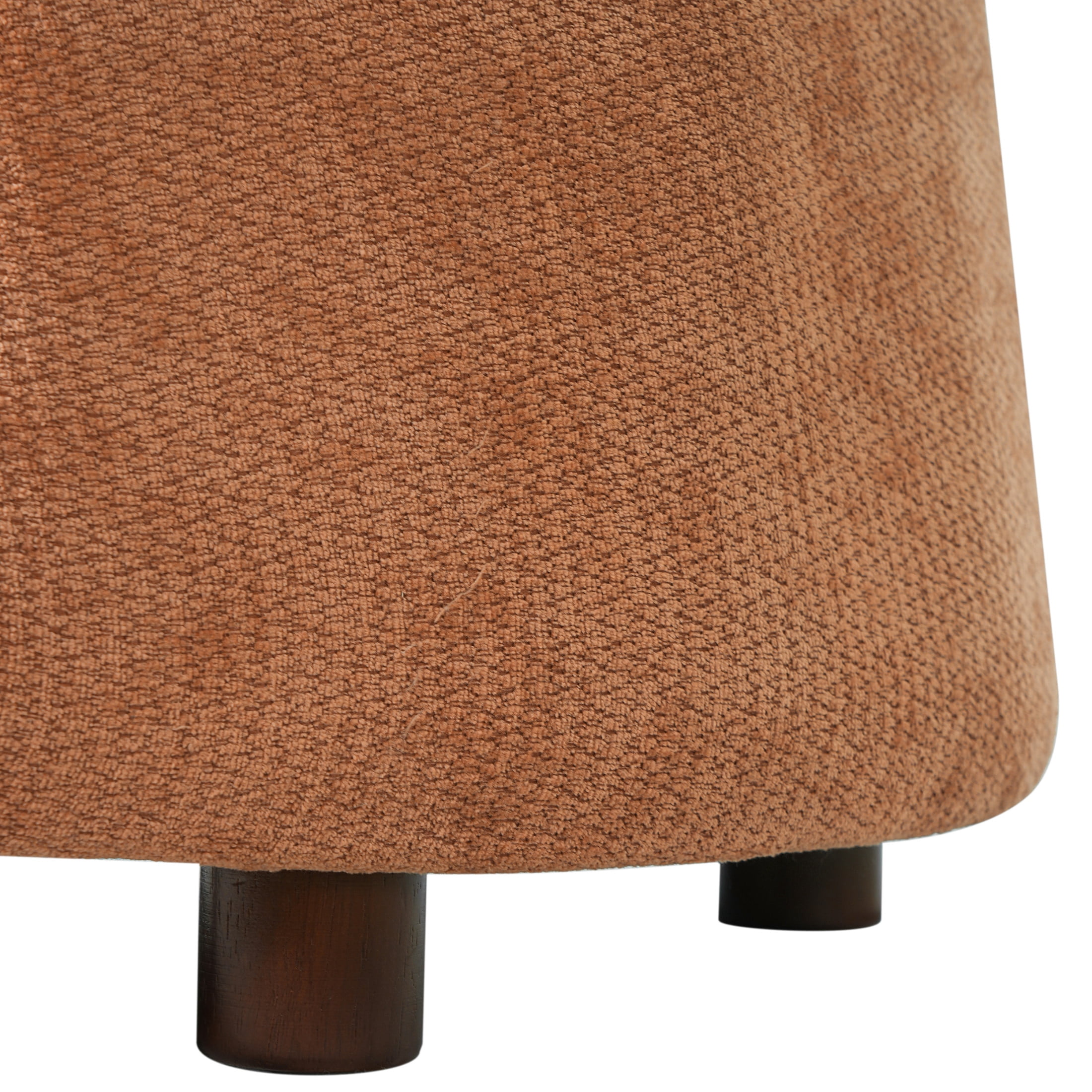 Christopher Knight Home Pet Friendly Accent Chair with Hidden Storage Nook, Convertible Stool, Orange