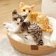 thumbnail image 2 of Muñeco de peluche de gato tumbado para niños, juguete de felpa de la vida Real, regalo de Navidad, accesorios para fotos, decoración del hogar, 2 of 5