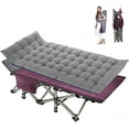 thumbnail image 6 of Slsy Folding Camping Cots with 2 Sided Mattress,Heavy Duty Wide Sleeping Cots, Folding Cots with Carry Bag, 6 of 9