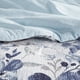 thumbnail image 5 of Regency Heights Juego de Edredón Floral Reversible de Seersucker Tamaño Matrimonial O Queen, Juego de Cama de 3 Piezas con Flores Botánicas Ligeras en Azul Marino y Azul Marino con Fundas de Almohada, 5 of 10