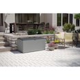thumbnail image 4 of Suncast 160 Gal Extra Large Outdoor Deck Box, Resin, Storage Chest with Soft-Close Lid, Dove Gray, 4 of 6