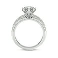thumbnail image 3 of IGI Certified 1 Carat Round Shape Lab Grown Diamond Engagement Ring | 14K White Gold | Titania Luxe Eight Prong Lab Diamond Ring | FG-VS1-VS2 Quality Friendly Diamonds, 3 of 7