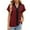 Wine Shirts for women, variant on HAPIMO Women's Trendy Loose Tops Eyelet Dressy Tunic Solid Color Patchwork Lapel V Neck Pullover for Teen Girls Summer Short Sleeve Elegant Casual Blouses Black XL