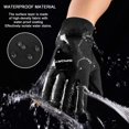 thumbnail image 4 of Guantes para deportes de invierno Guantes antideslizantes para ciclismo Guantes impermeables y resistentes al viento para exteriores Guantes portátiles para correr Slim Fit Super Grip Forro polar fin TUNC Sencillez, 4 of 5