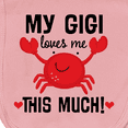 thumbnail image 3 of Inktastic My Gigi Loves Me Grandkids Baby Burp Cloth, 3 of 3