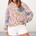 thumbnail image 2 of Bovemsi Sweatshirt for Women Women's Fashion Spring Autumn Casual Long Sleeve Comfort Hoodie, 2 of 4
