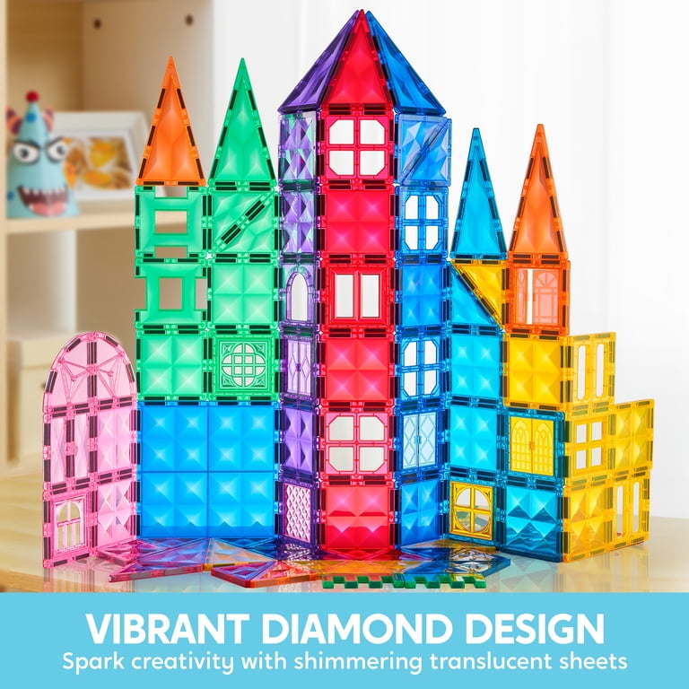 Joyfy Starshine 66-Piece Magnetic Tile Building Set photo 6