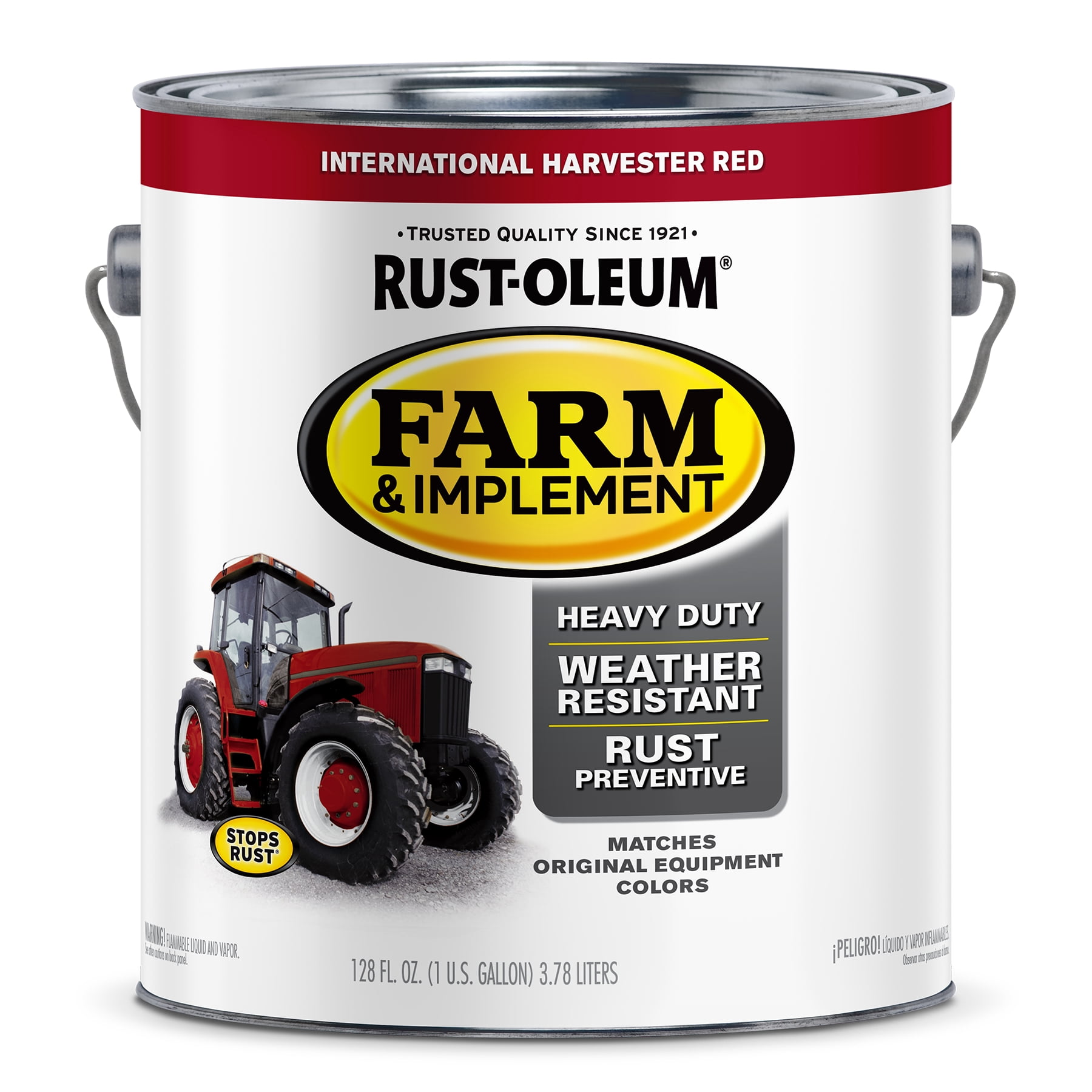 International Harvester Red , Rust-Oleum Gloss Farm and Implement Paint- Gallon, 1 Pack