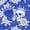 Royal Blue White, variant on Castle Fairy Spooky Rose Bloom Twin Quilt Set,Boho Crowned Skull Twin Coverlet Set,Black White