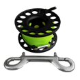 thumbnail image 4 of 30m Aluminum Alloy Cave Scuba Finger Spool Ended Diving Finger Spool Guide Line Diving Finger Spool Line Reel Black, 4 of 9