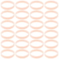thumbnail image 1 of Miangastore 100pcs Messages Motivation Bracelets Orange Simple Design Night Sports Lover Night Running, 1 of 8
