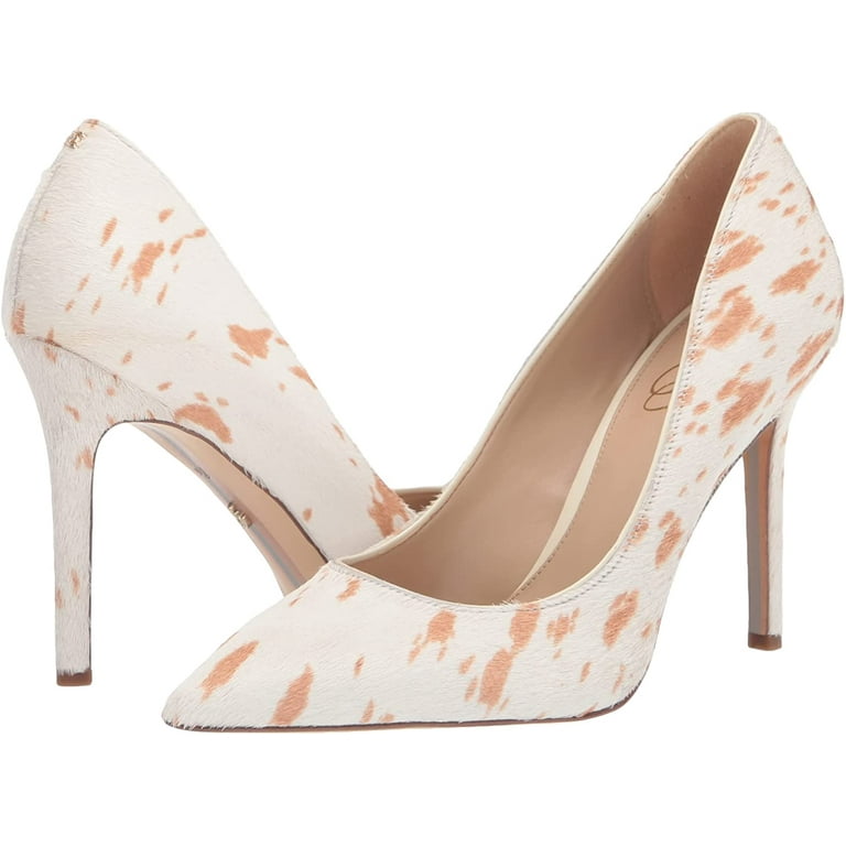 Sam Edelman Hazel Natural/Ivory Stiletto Heeled Slip On Pointed