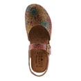 thumbnail image 3 of Spring Step L’Artiste Women's Koraline Mary Jane Flat Shoes – Hand Painted Floral Leather, Cushioned Microsuede Footbed, Adjustable Ankle Strap, 2″ Cork Wedge Heel, 3 of 8
