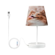 BZSMCE Table Lamp Creative Springtime Friendship Pattern Simple Pattern Night Light