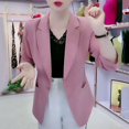 thumbnail image 2 of Internet Celebrity Explosion Chiffon Double-Layer Sun Protection Clothing plus size Summer Middle-aged Female Mother 9-Sleeve Small Suit Thin Jacket, 2 of 7