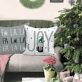 thumbnail image 5 of Grey Christmas Throw Pillow Covers 18x18 Set of 4, Decorative 18 inch Gray Modern Winter Snowflake Xmas Cushion Covers Pillow Cases for Home Farmhouse Bedroom Room Holiday Couch Decor Decoration, 5 of 6