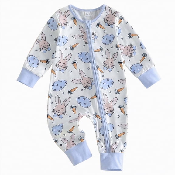 Hessimy Newborn Baby Boy Clothes Summer Smocked Bubble Romper Bodysuit Embroidery Short Sleeve Onesie Cute Infant Outfits,Cozy(Blue,3-6 Months)