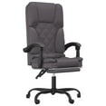 thumbnail image 6 of vidaXL Massage Reclining Office Chair Black Faux Leather, 6 of 17