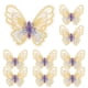 thumbnail image 1 of 20 parches 3D con diseño de mariposas, bordados, para ropa, 1 of 6