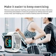 thumbnail image 4 of Smart Watch IP67 Reloj de pulsera a prueba de agua Compatible con Bluetooth 4.0 Heartrate Sleep Tracking Watch, Blanco Inevent EL002837-02B, 4 of 7